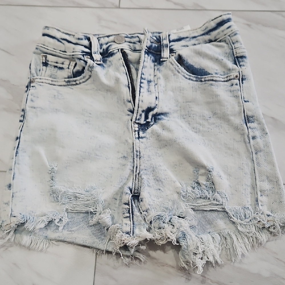 Rissen Distressed Denim Shorts
